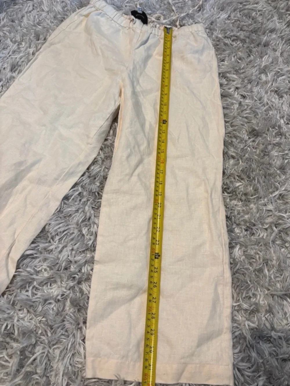 New Without Tags Reformation Olina Linen Wide Leg Pull On Pants Size XSP